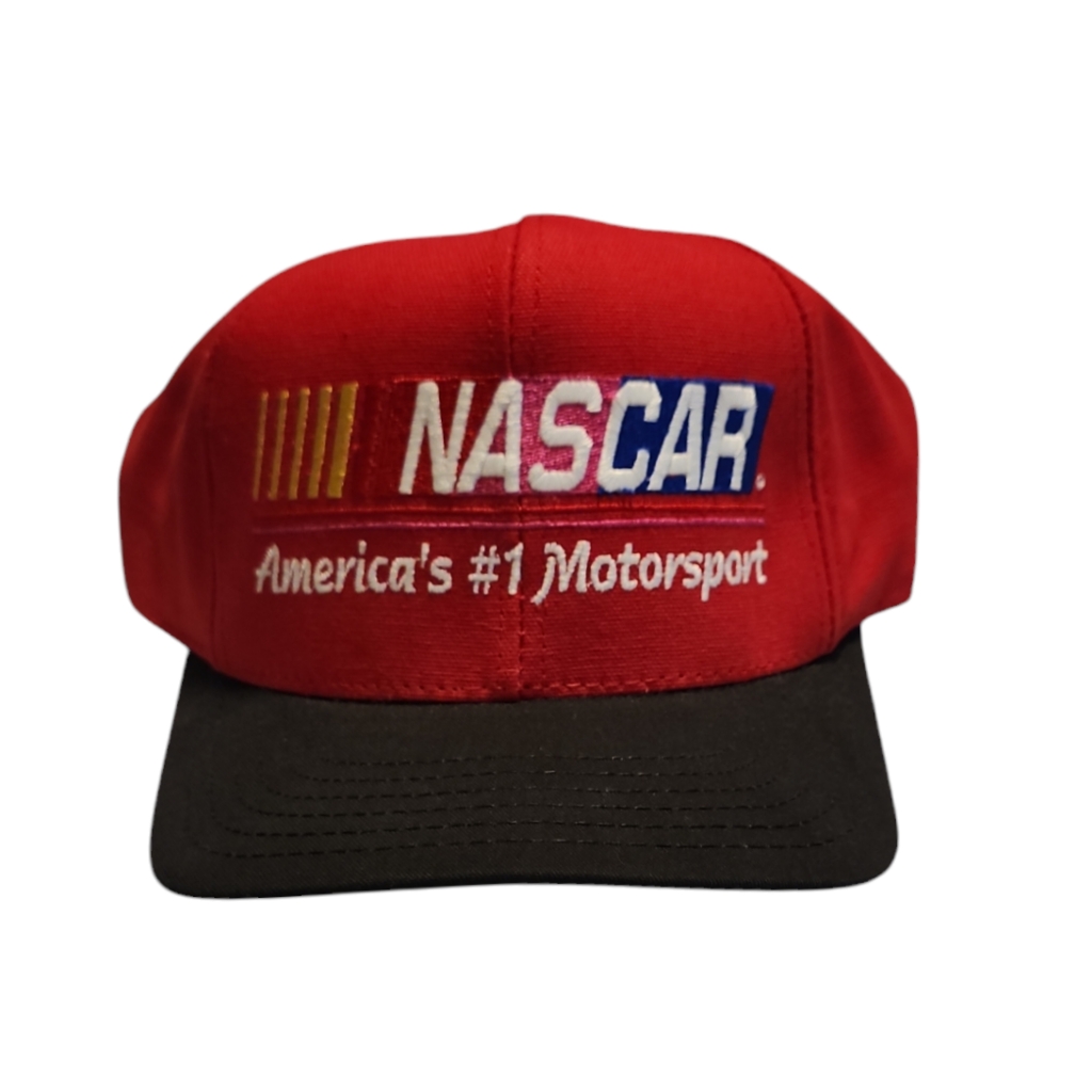 Nascar #1 Motorsport Embroidered Red Hat, Nwot